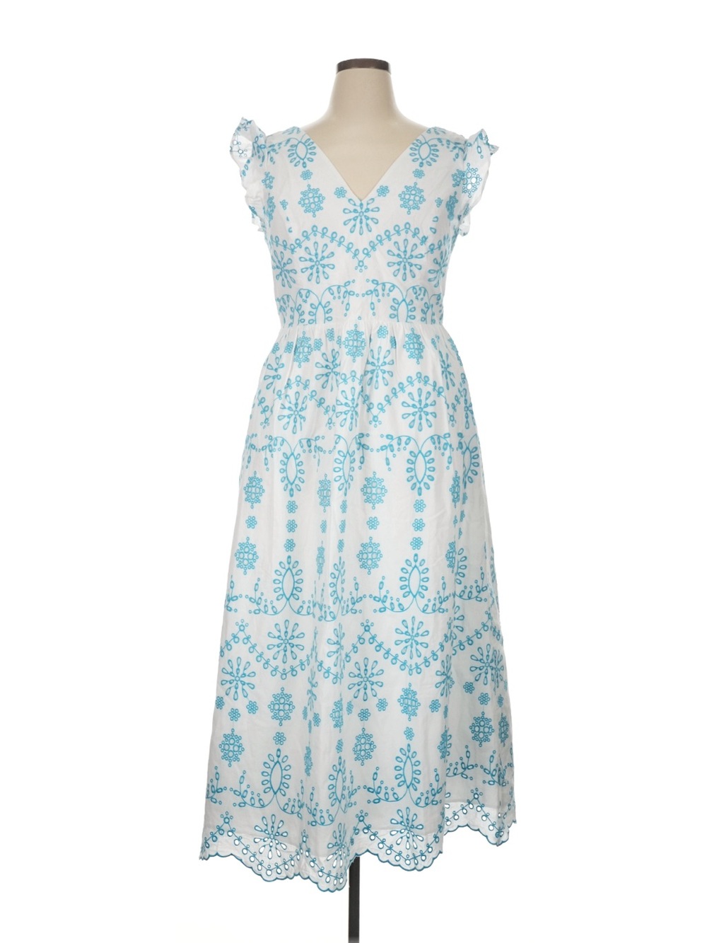 Lily Pulitzer Light Blue Embroidered Midi Dress - Women NWT
